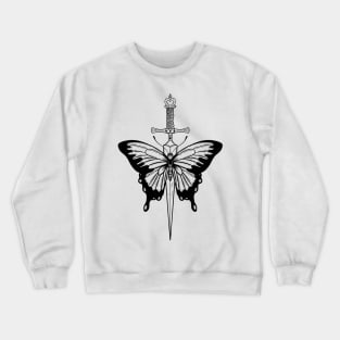 Butterfly knife Crewneck Sweatshirt